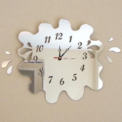 Splashes out of Puddle Clock Mirror - 35cm